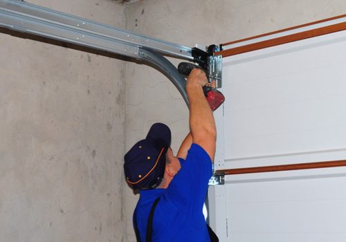 garage door replace rails